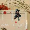 Acrylic Flat 2D Halloween Show, Funny Witch Witch Hat Witch Hat Spider Hat Wizard Hat Car Decoration Pendant Backpack Pendant