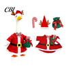 Christmas Porch Goose Outfit Halloween Ghost Outfit, Apparel, Festive Costume Outdoor Holiday Decor for 23 Inch Statue, Garden Yard Lawn Decoration
