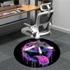 1pc Smiley Face Office Round Area Rug, Indoor Mat Suitable For Office, Under Office Chairs Bedroom Living Room Home Decor, Room Deco