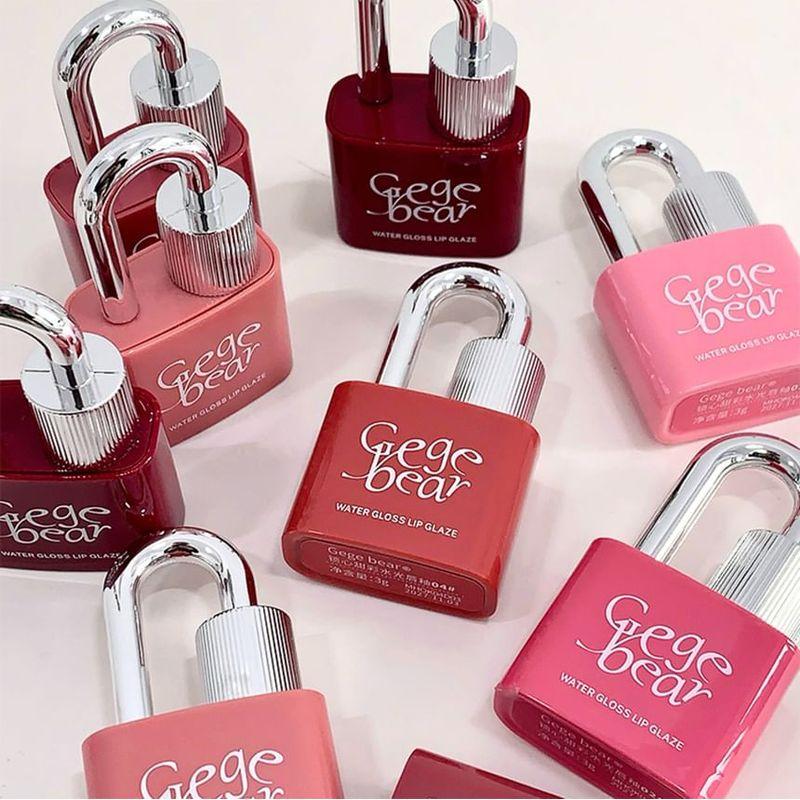 Gege Bear - Lock Heart Süßer Wasser Lipgloss - 1-3