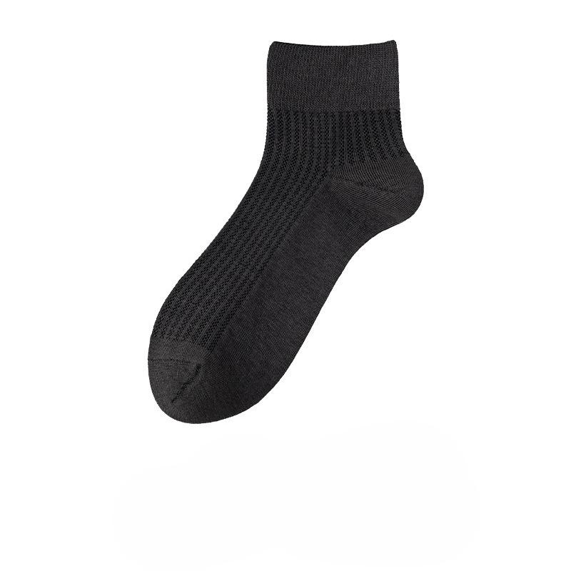 Reine Baumwollsocken - Herren Sommer Ultra-dünn Netz Atmungsaktiv Kurzschaftsocken mit Antibakteriellen und Geruchshemmenden Eigenschaften