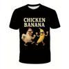 Men'S Summer T-Shirt Featuring 3D Digital Prints with a Trendy Street Graffiti Skull Design Casual And Comfortable Fit