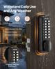 Mechanical Keyless Entry Door Lock, 2.0 Code Upgrade, 4-7 Digits Code, Double-Sided Push Button Combination Mechanical Keypad Door Knob, Auto Locking,