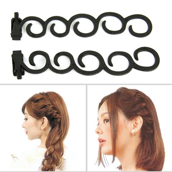 4Pcs/Set Hair Braider Roller Twist Styling Party DIY Clips Wedding Curling Tools