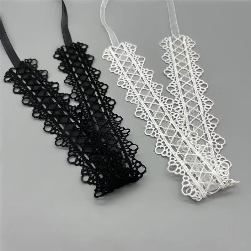 summer Newest fashion jewelry accessories Sexy hollow out lace black choker necklace for couple lovers