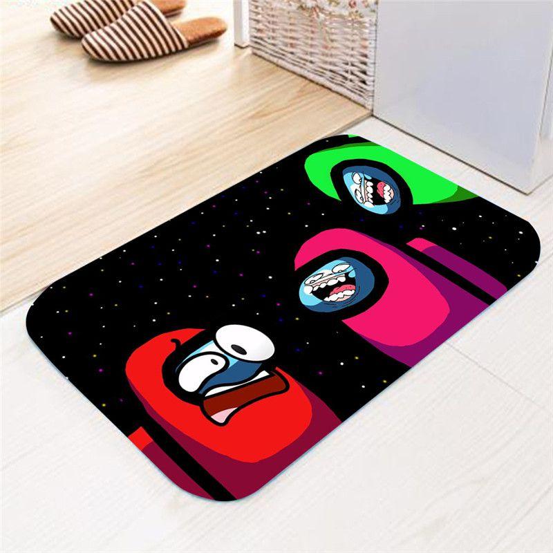 Mata Gra Flanela Dom Kąpiel Łazienka Antypoślizgowy Dywanik Dywan Dekoracja Podłogi