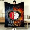 Custom Feyenoord Blanket, High quality Comfortable for All Seasons, Home Decor, Warmth and Comfort