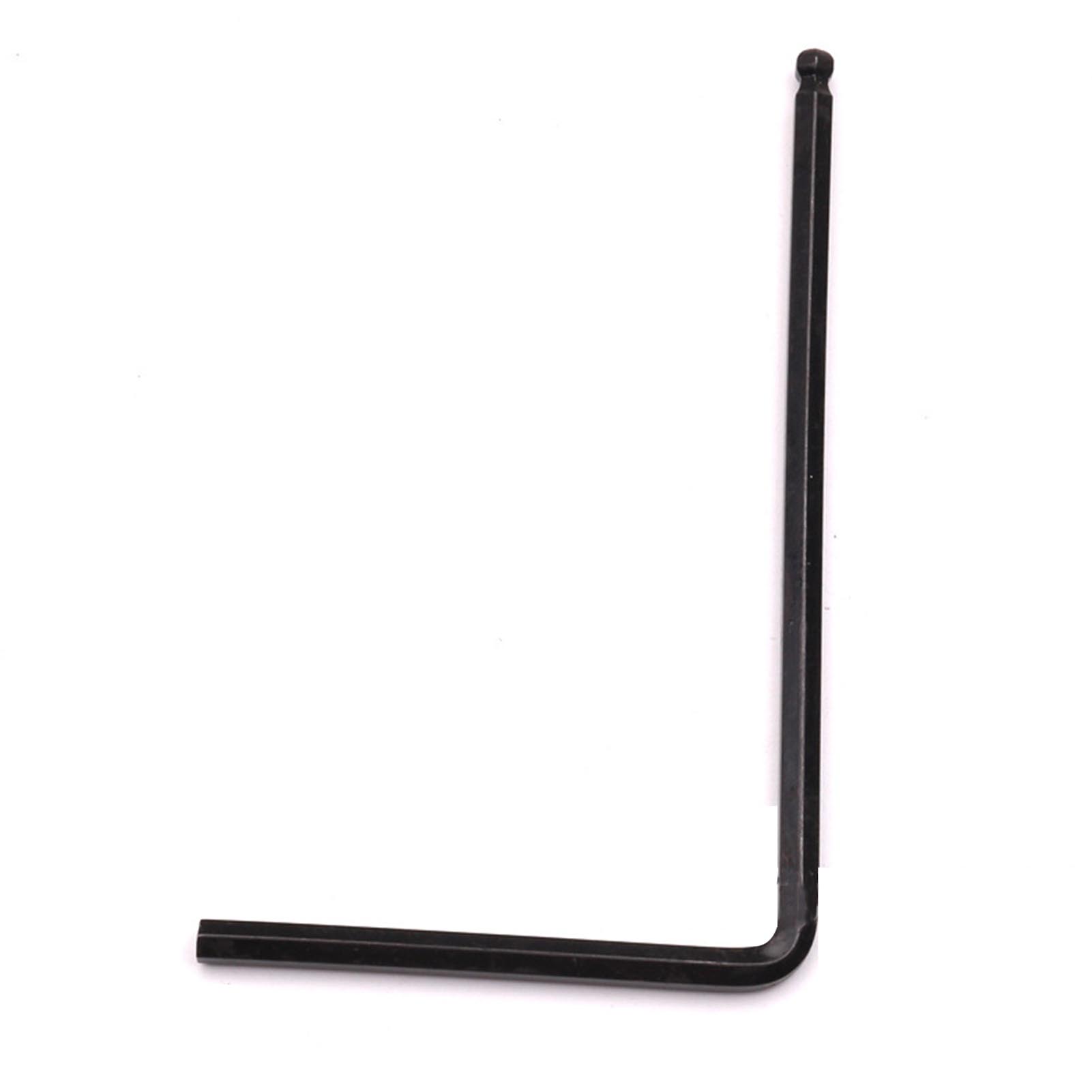 

Гитара Шестигранный ключ Металлический шестигранный ключ Плоский шарообразный наконечник 4 мм Аксессуар для инструмента для ремонта и обслуживания Черный чёрный