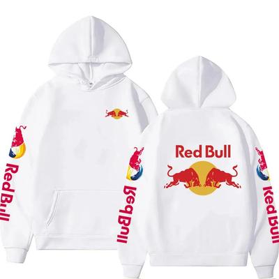 Felpa da uomo con stampa logo Red Bull Primavera Autunno Nuova Moda Casual Moda Comoda Calda Larga Oversize Y2k Felpa da donna Uomo