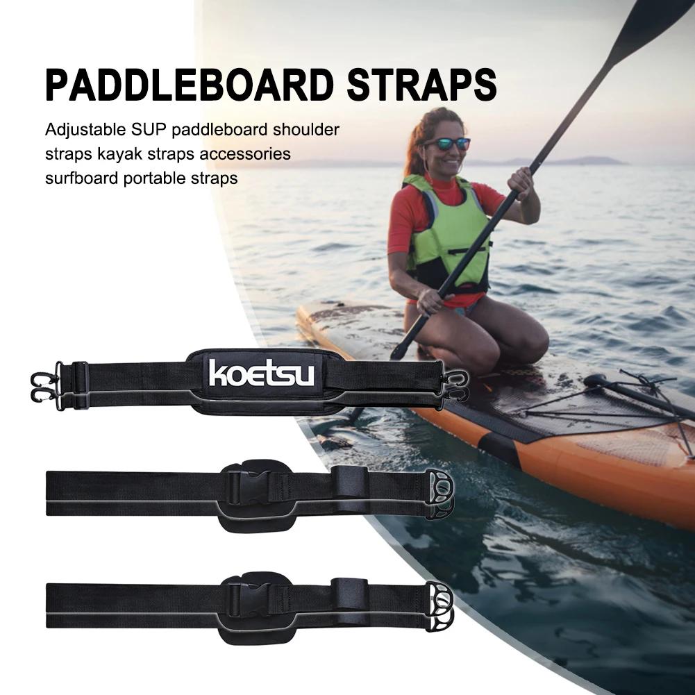 6Set Portable Surfboard Shoulder Strap Carry Sling Stand Up Paddleboard Sup Board Surf Fins Paddle Wakeboard Surfing Kayak Tools