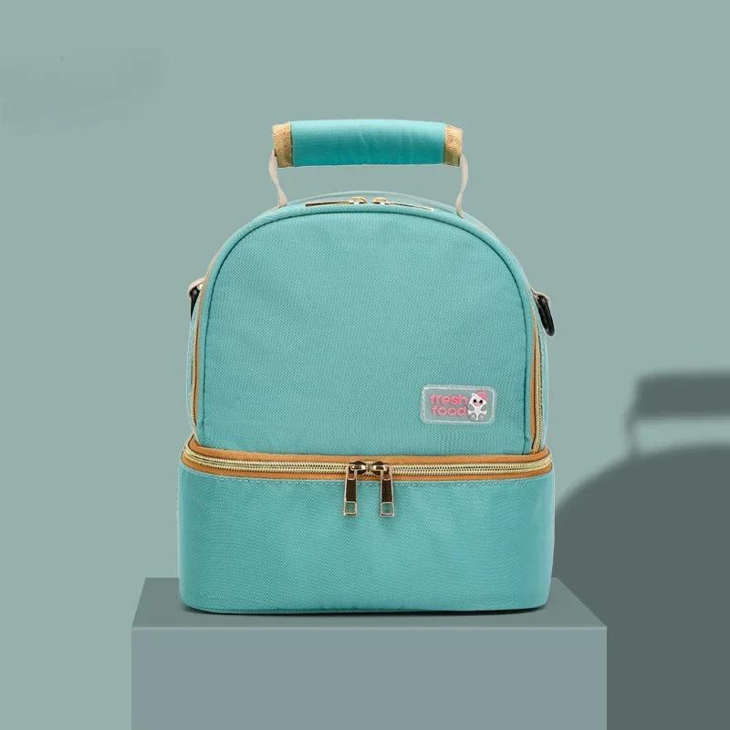 Milk Bag Milk Storage Backpack Bento Bag Double-layer Breast Milk Backpack Milk Bottle Fresh-keeping CInsulation Bag
