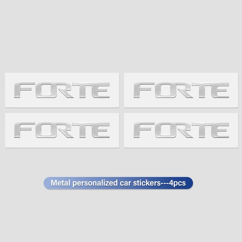 AABIU1 Metal Car Logo Sticker Car Door Window Wiper Stickers For KIA Cadenza Carens Carnival Cerato Ev6 FORTE K5 Sportage Rio Ceed Niro