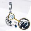 Moon Charms Pr 925 Pendant Bead Charms Stars Night