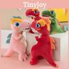 Dinosaur Plush Toy With Multicolor Flames For Kids Play And Comfort