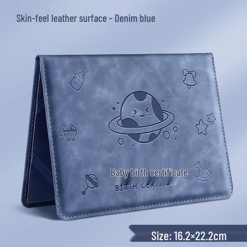 Zodiac Leather Vaccine & Birth Certificate Protective Cover 2025