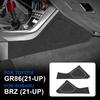 RHD LHD For Subaru BRZ Toyota GR86 2021 2022 2023 2024 Suede Protective Pad Central Control Side Sticker Interior Accessories.