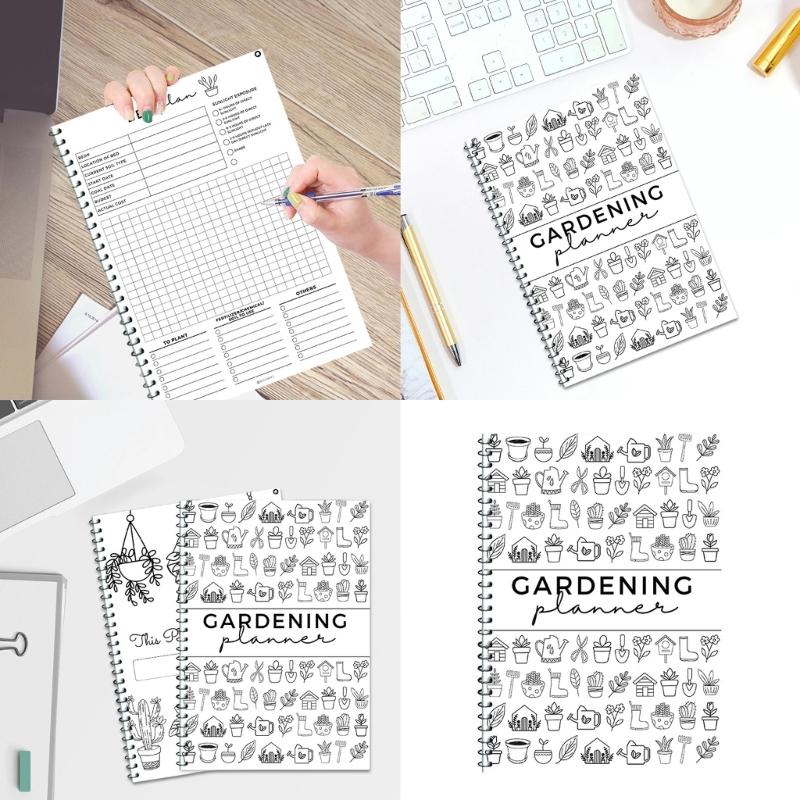 Growth Record Book Digital Houseplant Watering Schedule Houseplant Care Plan Book Planter for Plant Garden Labels