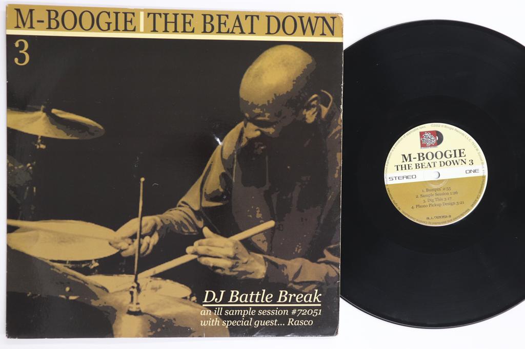 12inch Record M-BOOGIE - The Beat Down 3 ILL720511 Ill Boogie Reco 2002 US Rap & Hip-Hop/R&B Used