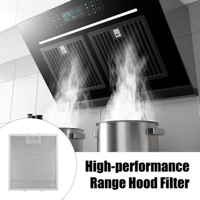 Yousheng 2Pcs Metal Cooker Hood Filter 320x260mm Easy Install Remove Aluminum Grease Filter Universal Mesh Extractor Filter for Baumatic CBCB9201