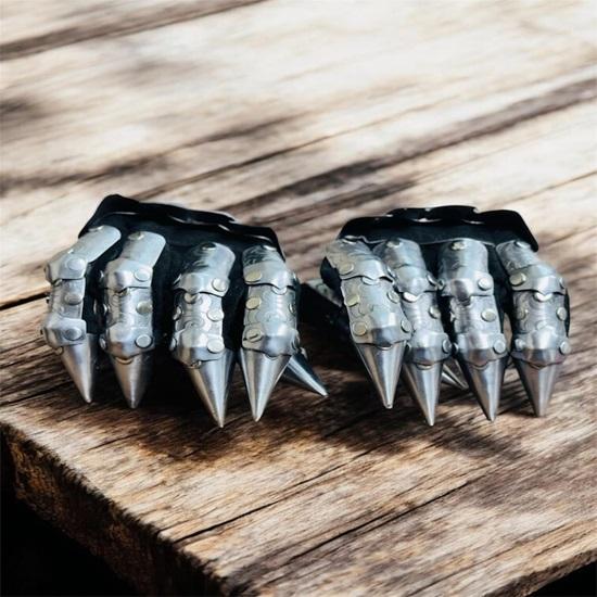 Medieval Nazgul Etching Gloves Nazgul Cosplay Wearable Gloves LOTR-Inspired Cosplay Armor Gift