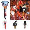 Owls Roll Skull Handheld Stick Spider Aluminum Foil Balloon Pumpkin Inflatable Stick  Indoor