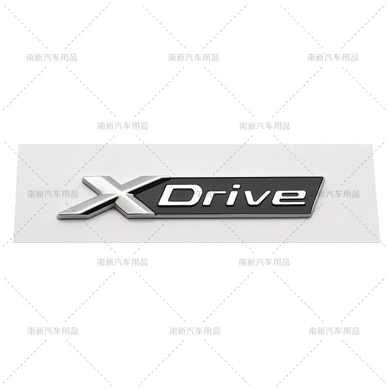 3D ABS Car XDrive SDrive Logo Emblem Badge Rear Boot Trunk Sticker Side Fender Decals For BMW 3 4 5 6 7 Series X1 X3 X5 X6 M3