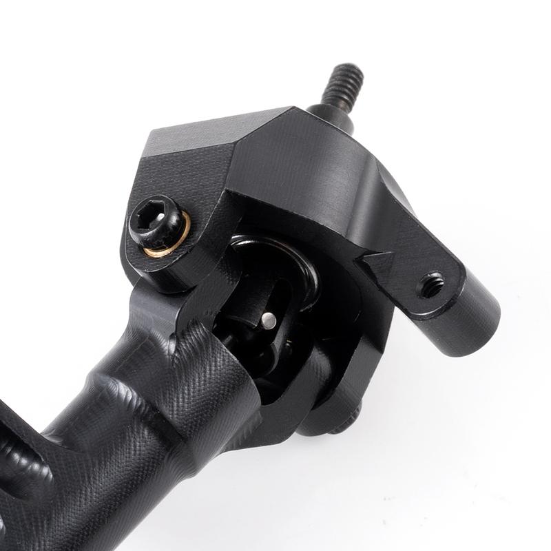 MIBIDAO Alu Alloy Extended / Stock Length Front Rear Axle for Axial SCX24 Deadbolt C10 Wrangler Gladiator Bronco 1/24 RC Car