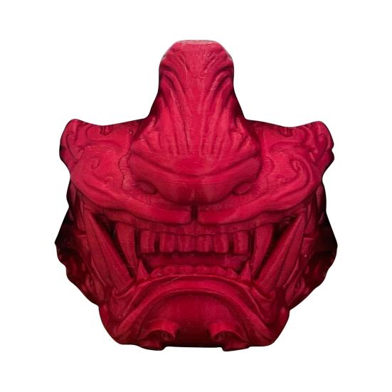 Handle Bracket Controller Stand with Oriental Ghost Face Design красный