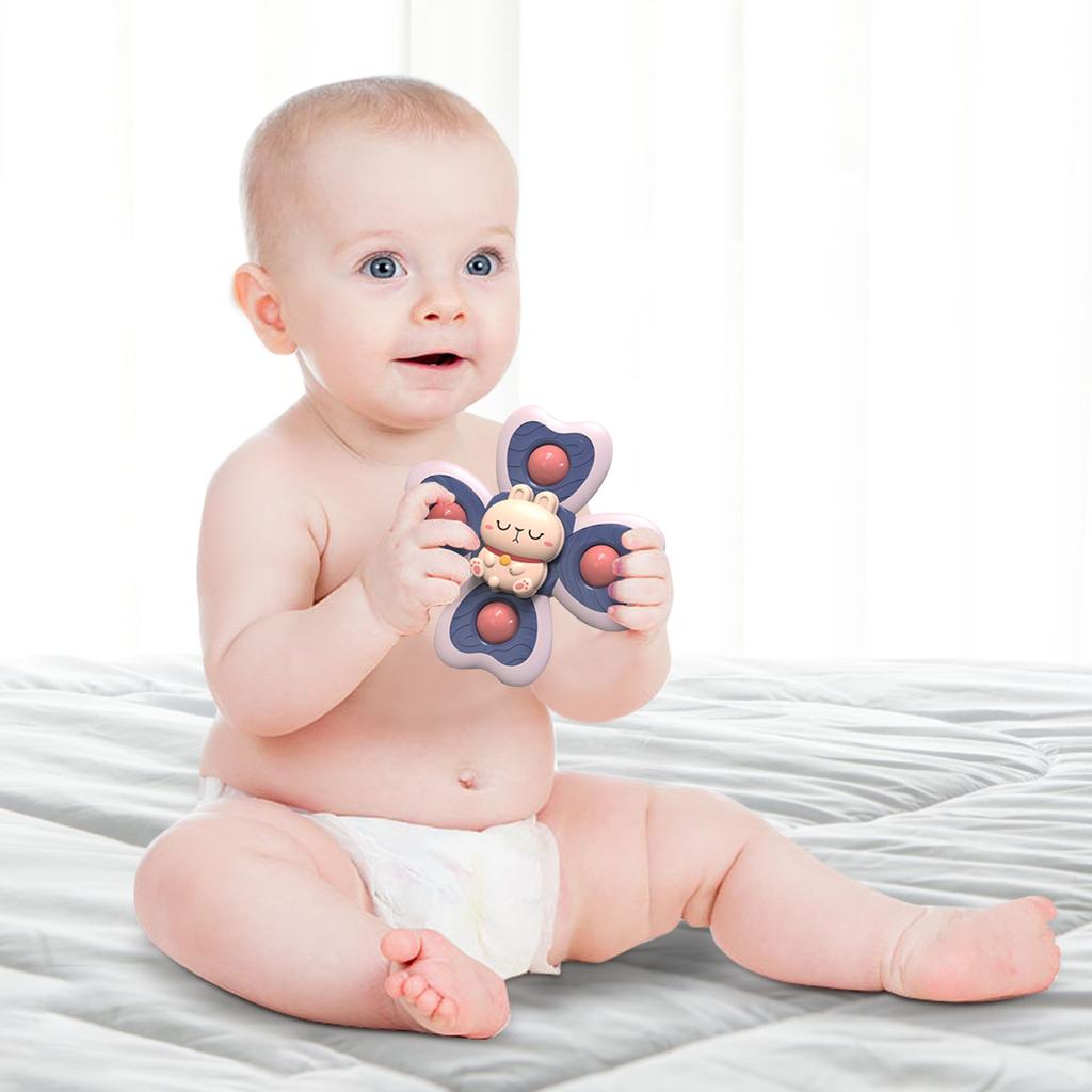 Baby Suction Cup Carousel Toy, Fun Shower And Water Play Carousel Toy