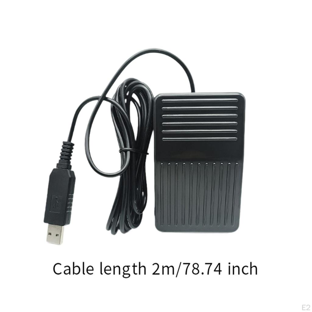 USB Fußpedal Computer AntiSlip Verbesserte Tastatur Aktion Schalter