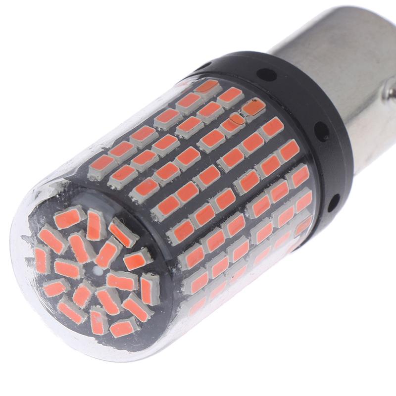 1Pc 1157 Led Red Canbus 3014 144-Smd Car Turn Signal Brake Light No Flash
