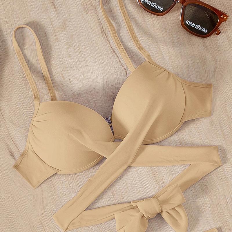 Μαγιό Γυναικεία Μαγιό Μπικίνι Push Up Σετ Μπικίνι Μαγιό Καλοκαιρινό Παραλία Μαγιό Τρία Τεμάχια