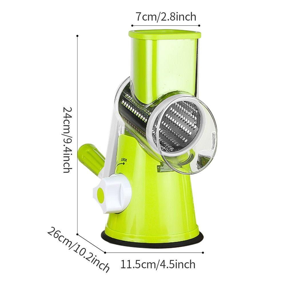 Stainless Steel Vegetable Cutter 3 Sharp Drums Kitchen Chopper  Vegetable Processing