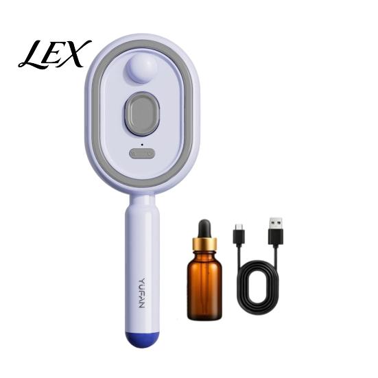 Hair Brush with Water Spray 1/2Pcs Electric Air Cushion Brush, USB Rechargeable Misting Massage Anti-Frizz Self-Cleaning Steam Comb for Dry