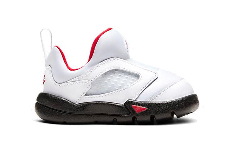 Kids' Sneakers Nike Jordan 5 Retro Little Flex White Black University Red (TD) White/Black-University Red