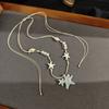 Fashion Dopamine Pearl Starfish Pendant Beaded Necklace Seaside Vacation Style Temperament Exquisite Atmosphere Collarbone Chain
