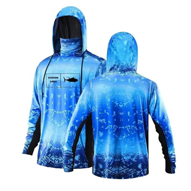 Mens Quick-Dry UV Protection Hiking Fishing Shirt With Breathable Milk Silk Fabric Outdoor Activities