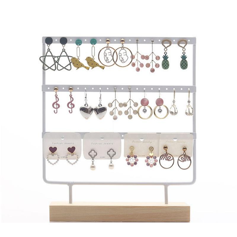 Counter Showcase Props Elegant Jewelry Storage Rack Bracelet Pendant Stand Convenient Earrings Display Stand For Gift For