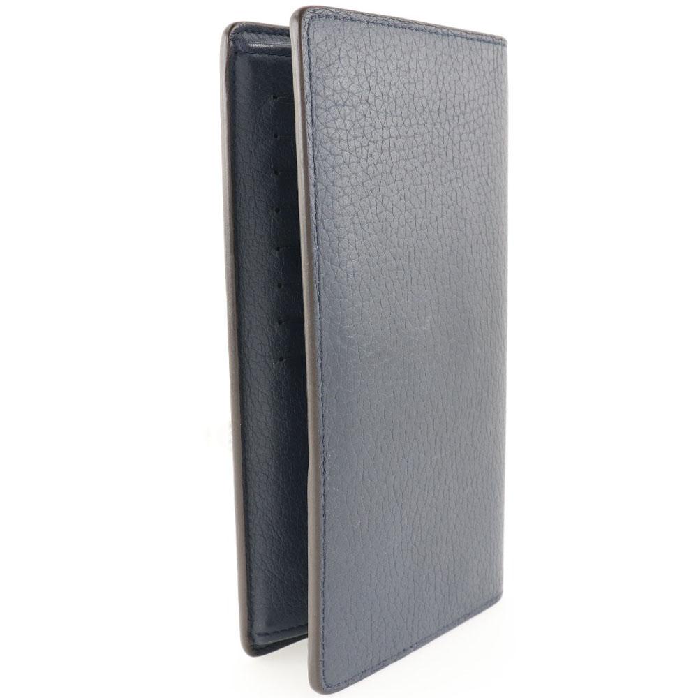 Louis Vuitton Portefeiulle Braza Purse M58818 Parnasea Océan Navy Blue Taurillon Clemence Mens Used