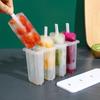 4 Cell Ice Cream Popsicle Mold Diy Ice Cream Machine Homemade Ice Box Summer Children Ice-Lolly Mold Ice Tray Kitchen Gadgets