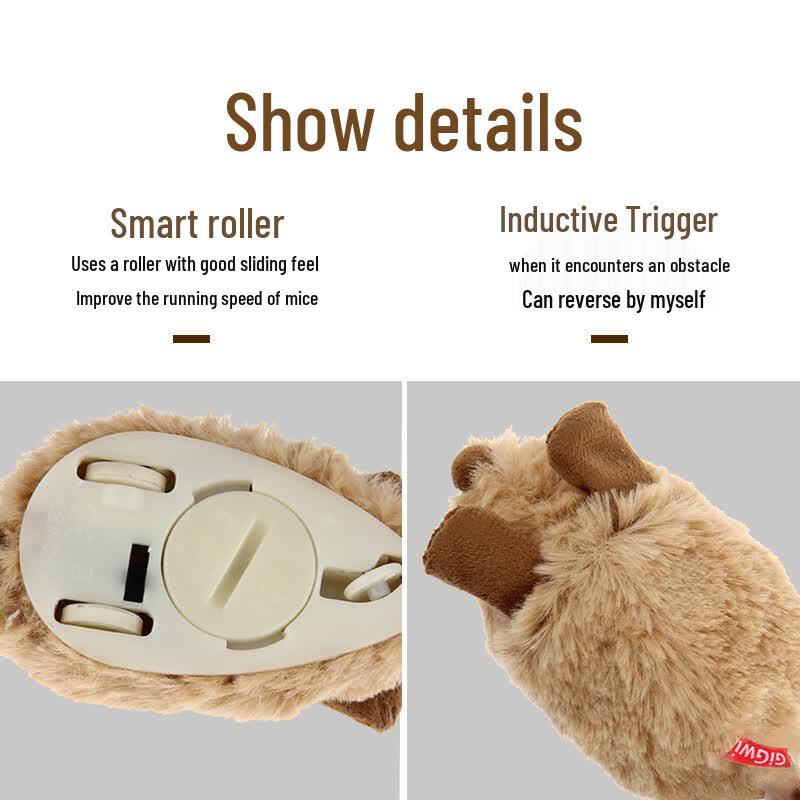 GiGwi Electric Rolling Mouse Cat Toy
