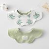 Korean Style A-Type Pure Cotton Double-Sided Baby Bib for 0-2 Years