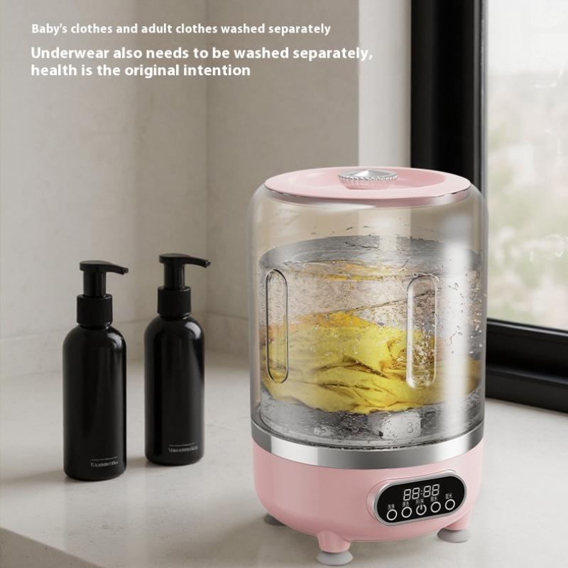 Mini-Turbo-Waschmaschine 3L vollautomatisch klein USB-Ladung tragbar Socken- und Unterwäsche-spezifische Waschmaschine.