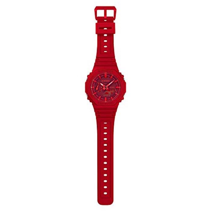 Casio G-Shock Watch Men's Analog-Digital Casioak Outdoor Sports Red GA-2100-4A