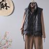 Autumn and winter new stand-up collar white duck down light down jacket vest women's casual solid color vest vest jacket tide