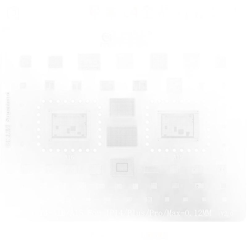 Amaoe Yixiu IP16 Solder Paste Stencil for iPhone 16/Pro/Max/Mid-layer/A18 CPU