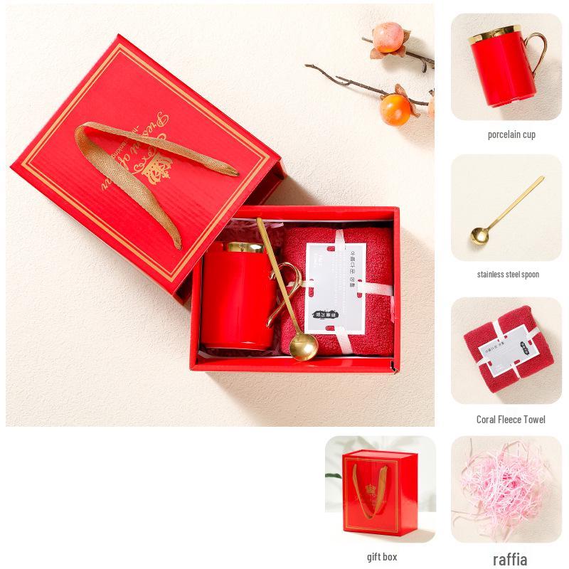 

Подарунковий набір керамічних чашок: Ідеально підходить для весіль, новорічних святкувань, корпоративних заходів та іншого Finished Product