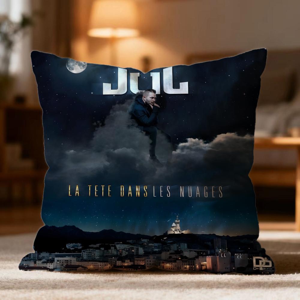 Hot J-JJuL Cushion Cover Soft Washable Pillow Case Multi-Scene for Couch Bed Travel Office Use
