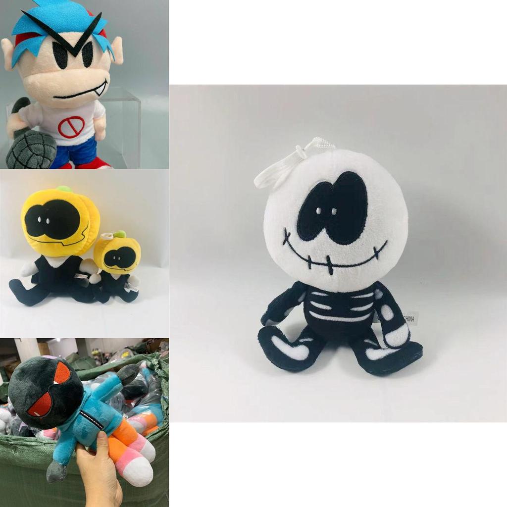 Friday Night Funkin Knuffel Schattig Zacht Fnf Whitty En Boyfriend Lemon Demon Pop Voor Kinderen