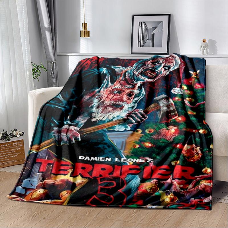 29 סגנונות טריפייר סרט אימה מתנת ליל כל הקדושים שמיכת קטיפה רכה, שמיכת פלנל לסלון חדר שינה מיטה ספה כיסוי